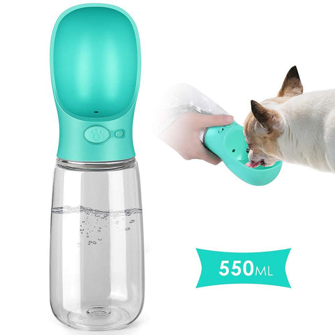 Portable Pet Water Bottle w/Bowl