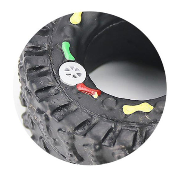 Squeaky Tire Treads Tough Pet Toys